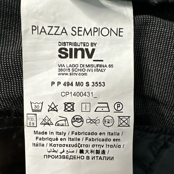 Piazza Sempione Kim Pants Gray US 12 / EU 48 NWT Made in Italy - Picture 7 of 11